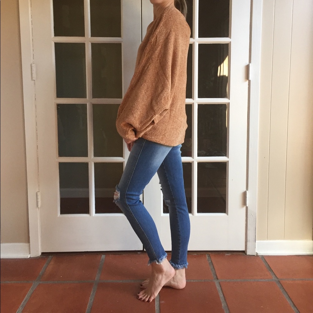 LAST ITEM▫️Caramel Chenille Dolman - Picture 5 of 8